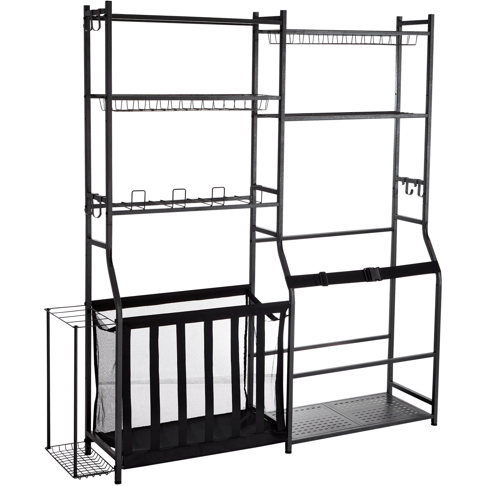 Golf Bag Stand Cart - Golf Storage Garage Organizer, 2 Golf