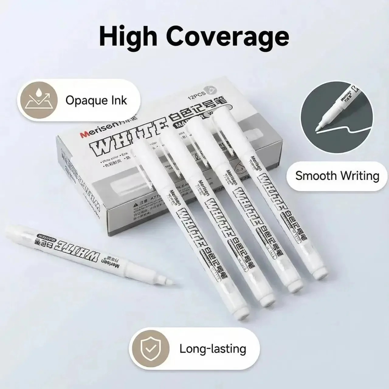 Tee Height Marker - 1-5pcsWaterproof White Marker Pen for Tire