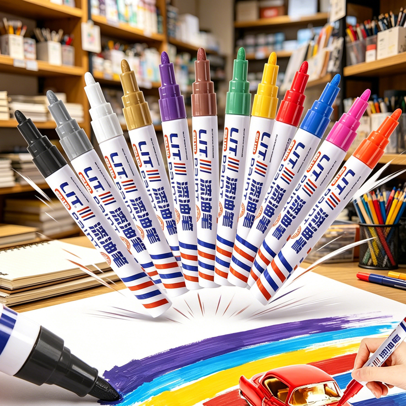 Tee Height Marker - 1/8/12Pcs Colored Permanent Paint Pen Colorful