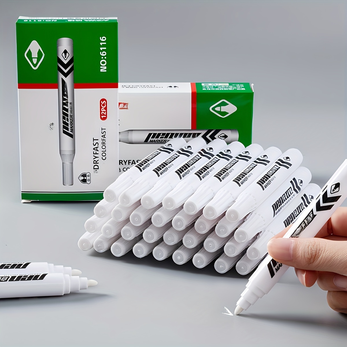 17 Pcs Acrylic Paint White Mar - Tee Height Marker ulasan dan harga