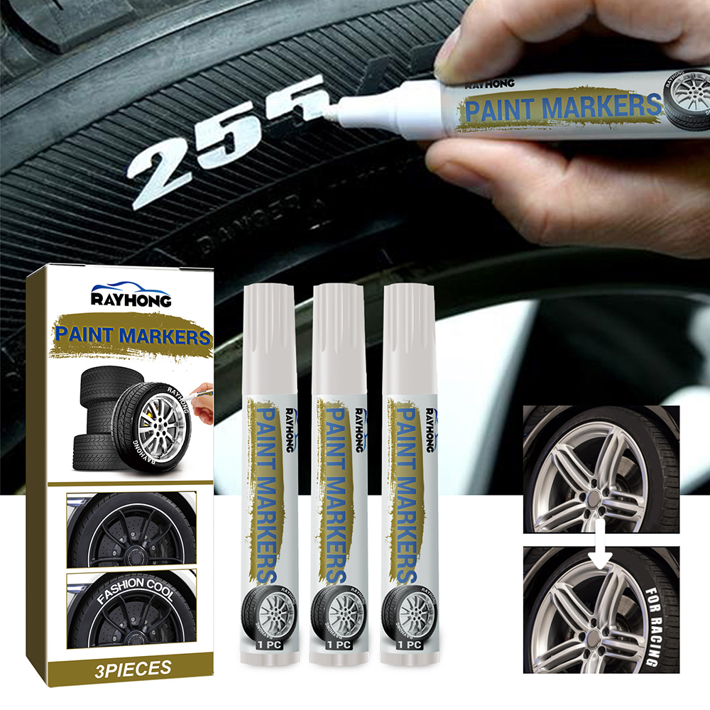 White Waterproof Cars Wheel Ti - Tee Height Marker ulasan dan harga