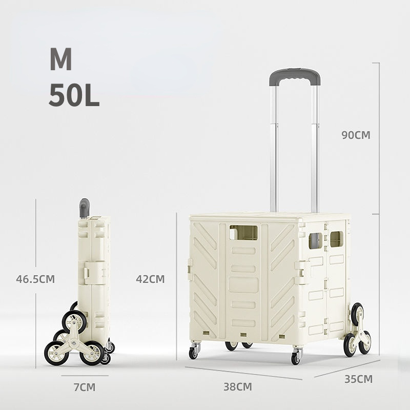 Folding Home Use Grocery Shopp - Pull Cart Fold ulasan dan harga