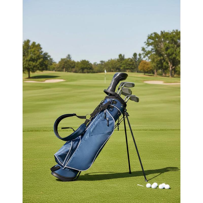 Golf Stand Cart Bag with 4 Way - Golf Bag Stand Cart ulasan dan harga
