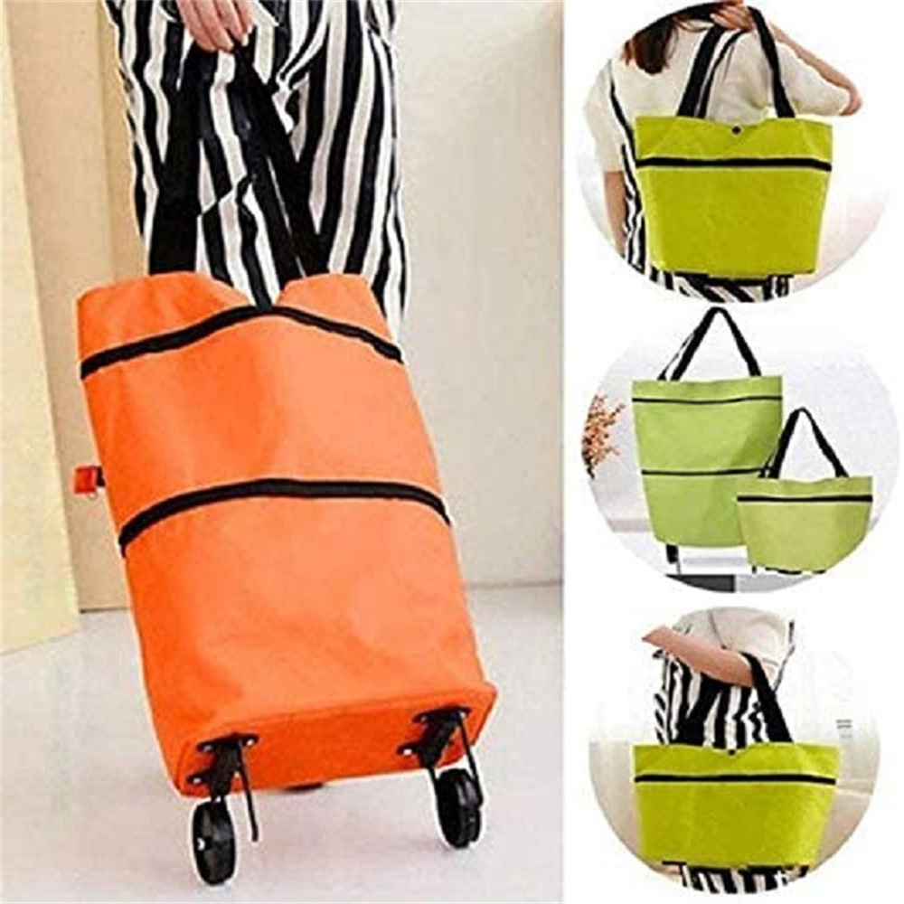 Small Pull Cart Portable Shopp - Pull Cart Fold ulasan dan harga
