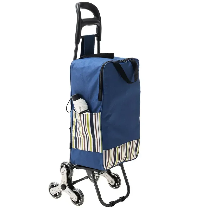 ZEXEF 1PC Light Grocery Shoppi - Pull Cart Fold ulasan dan harga