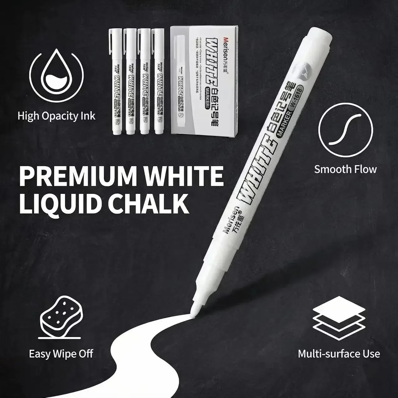 1-5pcsWaterproof White Marker  - Tee Height Marker ulasan dan harga