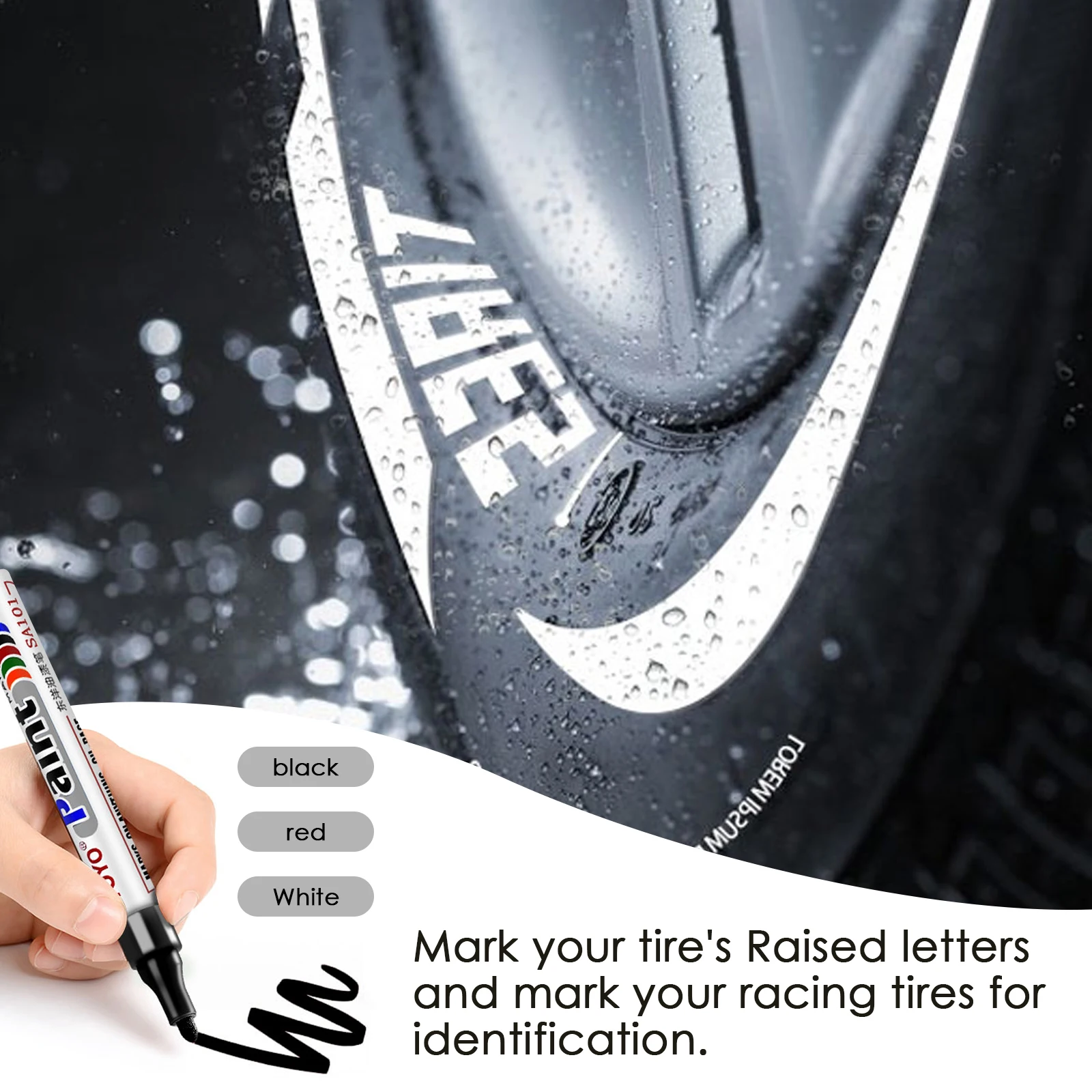 Waterproof Car Paint Pen Auto  - Tee Height Marker ulasan dan harga