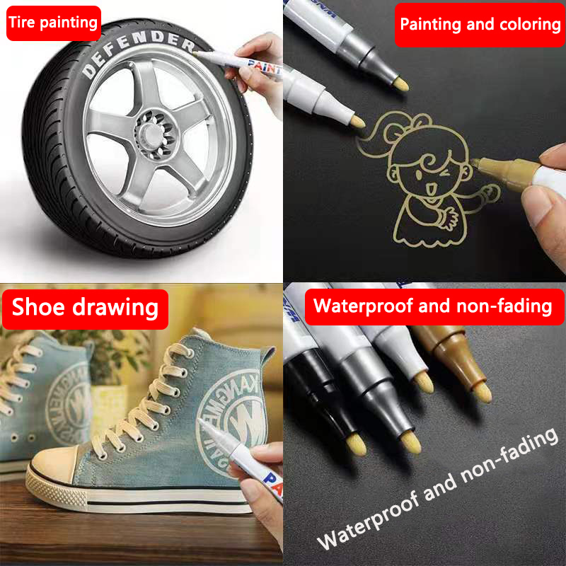 5 Pcs White Marker Paint Pens  - Tee Height Marker ulasan dan harga