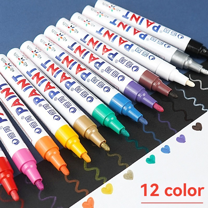 1/3/6/12 Colors Permanent Pain - Tee Height Marker ulasan dan harga