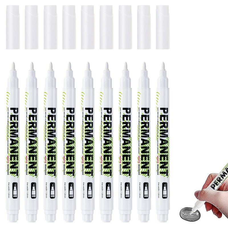 1-20Pcs White Marker Pen Alcoh - Tee Height Marker ulasan dan harga