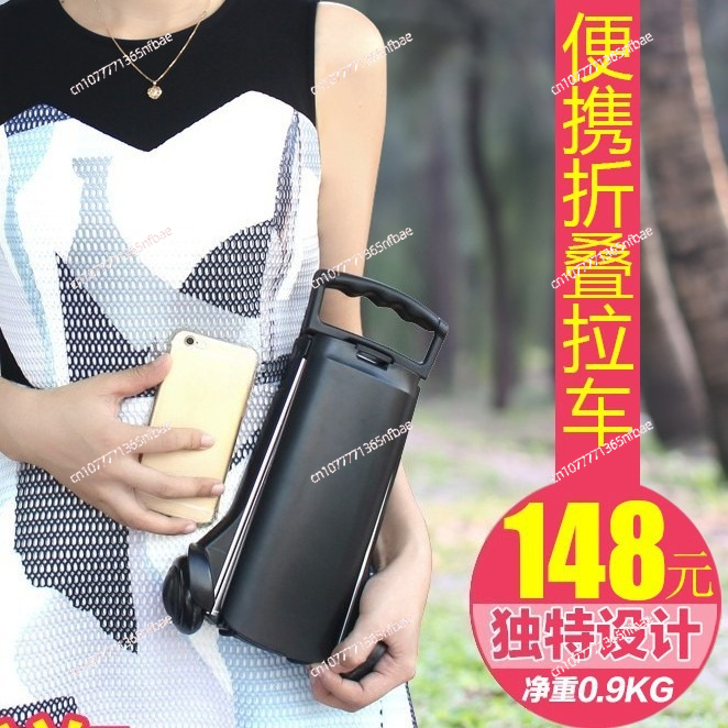 Mini Folding Aluminum Hand Tru - Pull Cart Fold ulasan dan harga