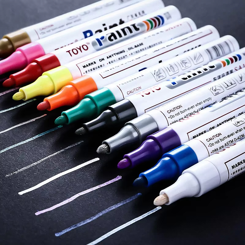 White Waterproof Auto Tire Pai - Tee Height Marker ulasan dan harga